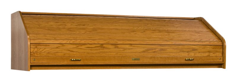 DTQUAD-II Desktop Rolltop Quad desk, straight front view