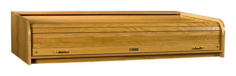 DTSXT-II Desktop Super Extended rolltop desk, straight front view