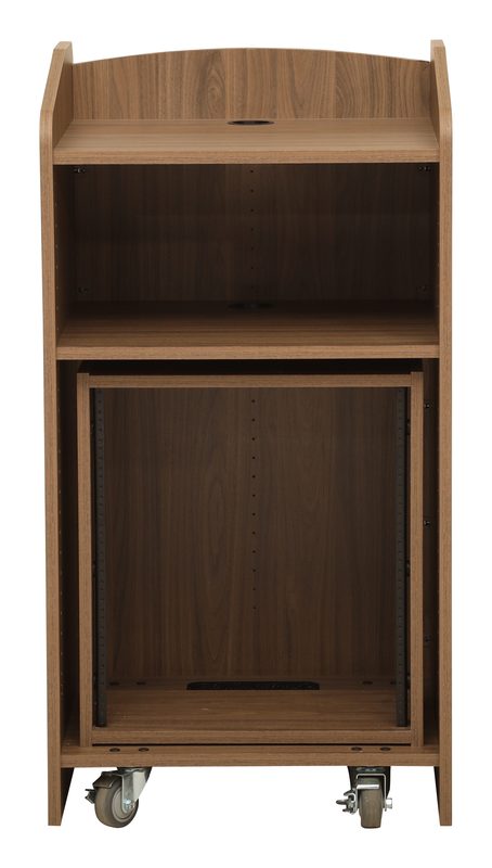 EXL Express Series A/V lectern, straight front view