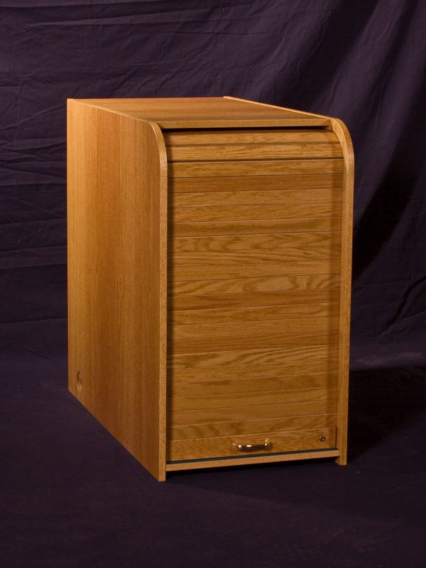 INS18RK-II Inspire Extended side rack, three-quarter view with the tambour closed