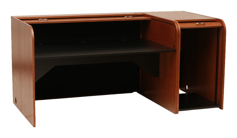 INSEXT-II Inspire Extended rolltop console, side view