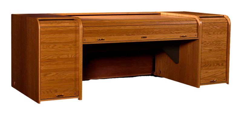 INSXT-II Inspire Super Extended rolltop console, straight front view
