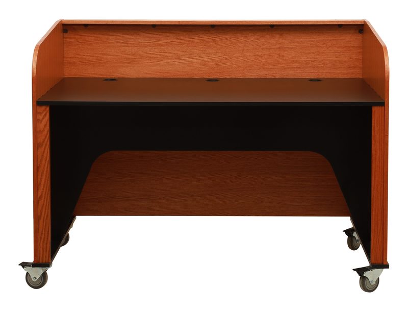Open Series 23014 presentation desk, straight front view