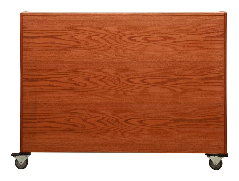 Open Series 23014 presentation desk, straight rear view