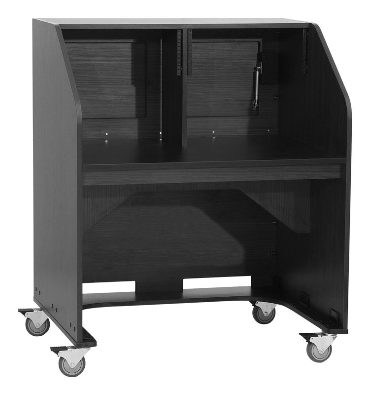 Open Series 20002 A/V workstation, angled front view