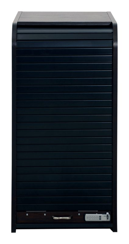 Straight closed powder coated rolltop on an HSA rack body