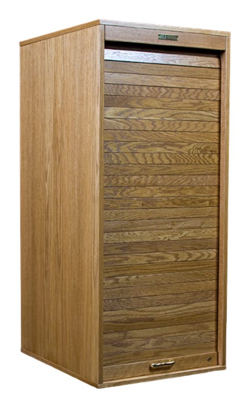 RR24 Roll Rack 24 with the locking rolltop tambour door closed over the rack bays